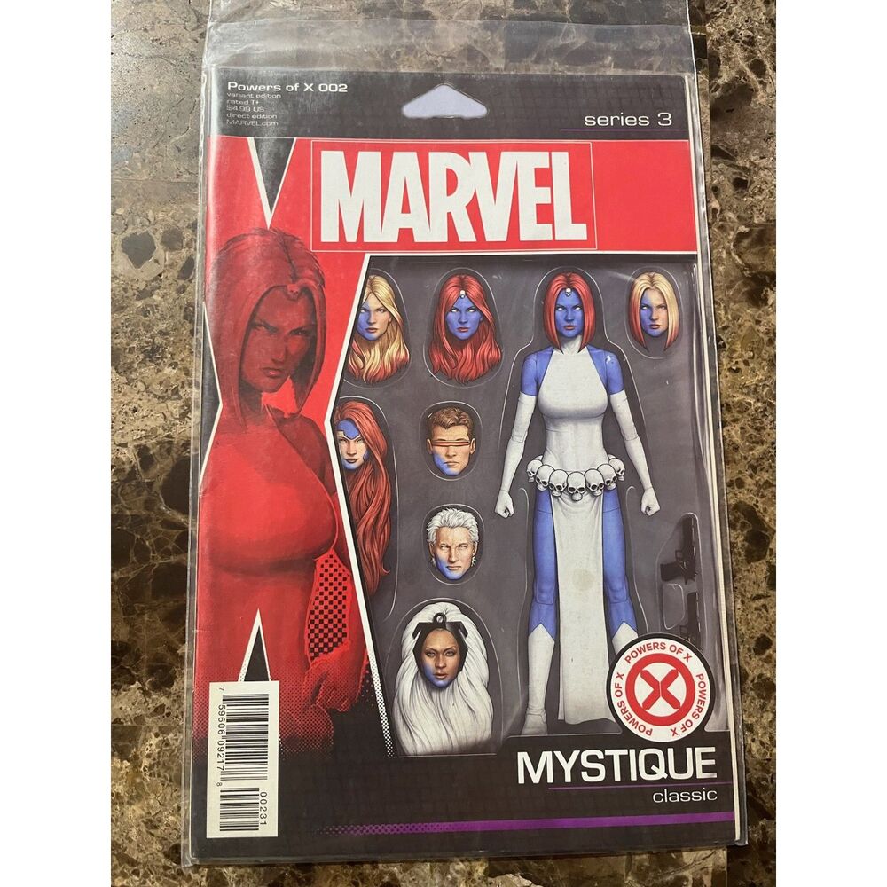 Powers of X #2 (2019) Mystique Action Figure Variant John Tyler Christopher